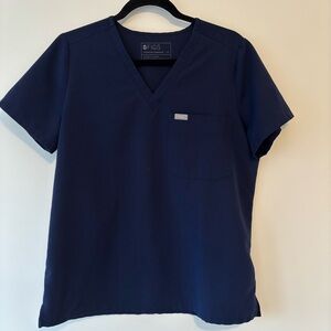 Figs catarina scrub top (navy)